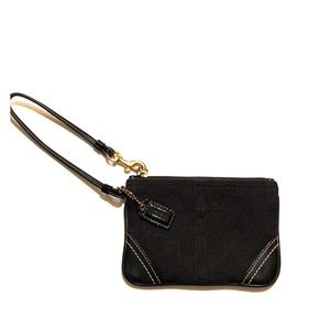 Coach Black Wristlet